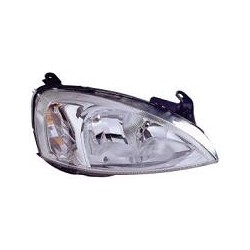 OPEL CORSA 03-* FAROL DIREITO ELÉCTRICO COM MOTOR VIDRO LISO (AL)