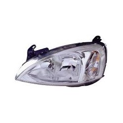 OPEL CORSA 03-* FAROL ESQUERDO ELÉCTRICO COM MOTOR VIDRO LISO (AL)