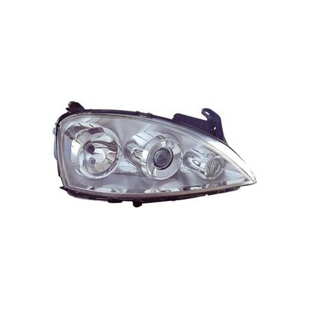OPEL CORSA 03-* FAROL DIREITO ELÉCTRICO COM LUPA