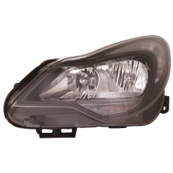 OPEL CORSA 11-* FAROL ESQUERDO ELÉCTRICO COM MOTOR INTERIOR NEGRO COM LÂMPADA PY24W (H7/H1/W21/5W)