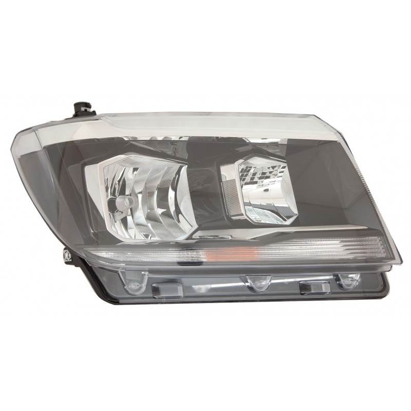 VW CRAFTER 2017.01-* FAROL DIREITO ELÉCTRICO COM MOTOR (H15/H7/H21W/W5W)