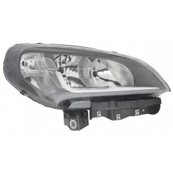 FIAT DOBLO 15-* FAROL DIREITO ELÉCTRICO COM MOTOR INTERIOR CINZA ESCURO (H7/H7/WY21W/W21W)