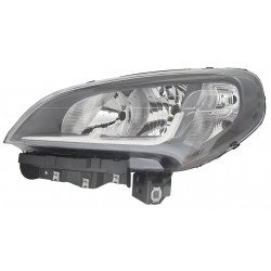 FIAT DOBLO 15-* FAROL ESQUERDO ELÉCTRICO COM MOTOR INTERIOR CINZA ESCURO (H7/H7/WY21W/W21W)