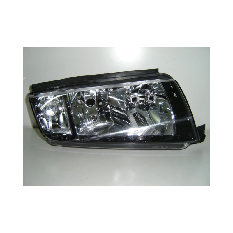 SKODA FABIA 99-* FAROL DIREITO ELÉCTRICO INTERIOR PRETO