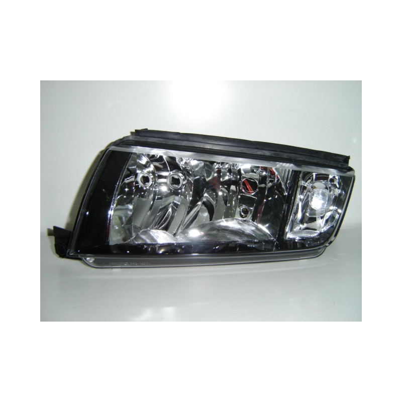 SKODA FABIA 99-* FAROL ESQUERDO ELÉCTRICO INTERIOR PRETO