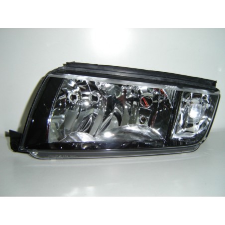 SKODA FABIA 99-* FAROL ESQUERDO ELÉCTRICO INTERIOR PRETO