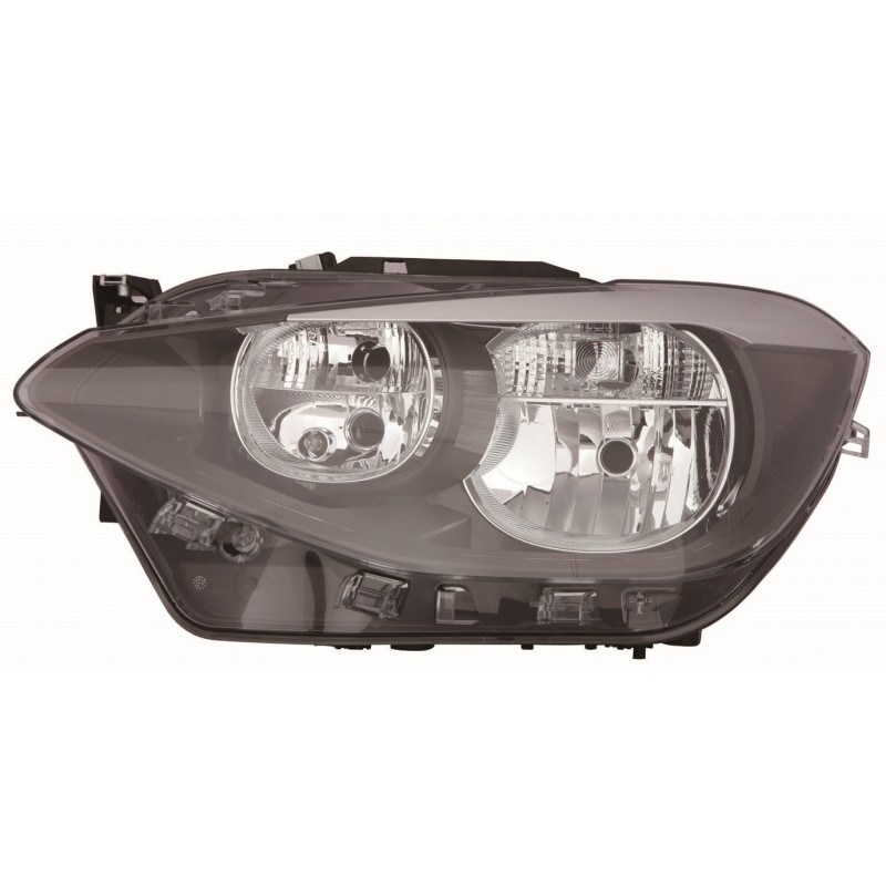 BMW S/1 F20/F21 12-* FAROL DIREITO ELÉCTRICO COM MOTOR INTERIOR NEGRO (H7/H7)