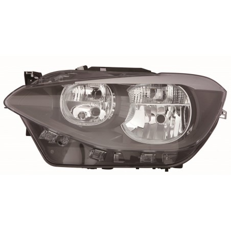 BMW S/1 F20/F21 12-* FAROL DIREITO ELÉCTRICO COM MOTOR INTERIOR NEGRO (H7/H7)