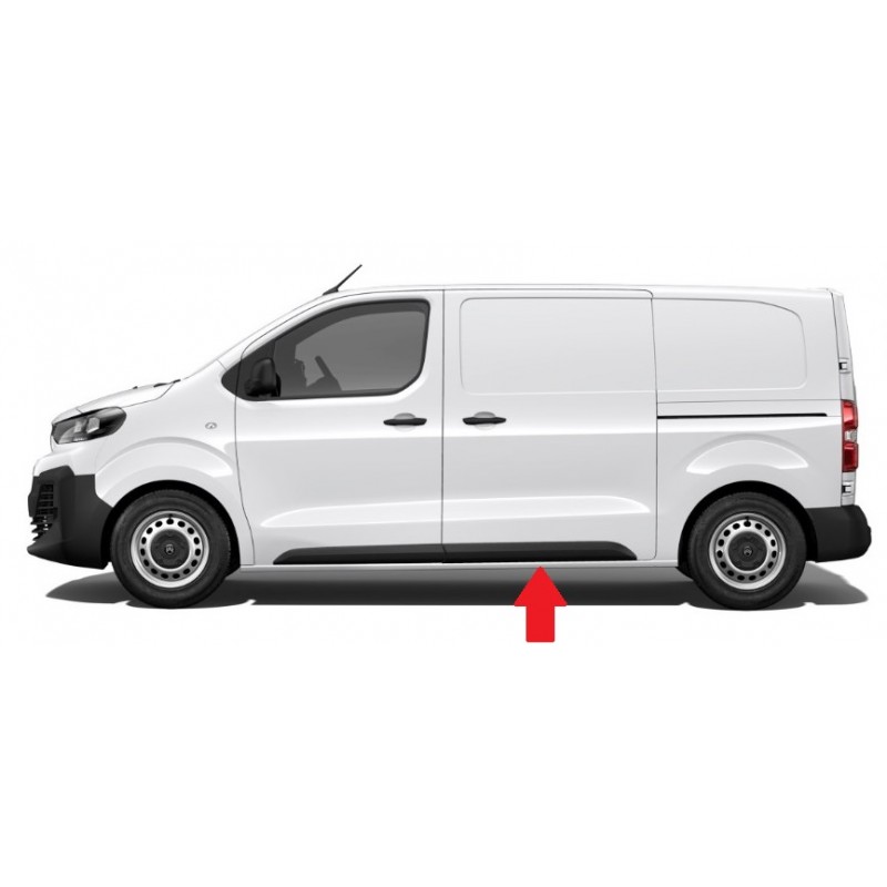 CITROEN SPACETOURER/TRAVELER 2016.04-* FRISO PAINEL TRÁS ESQUERDO (CHÃO CURTO)