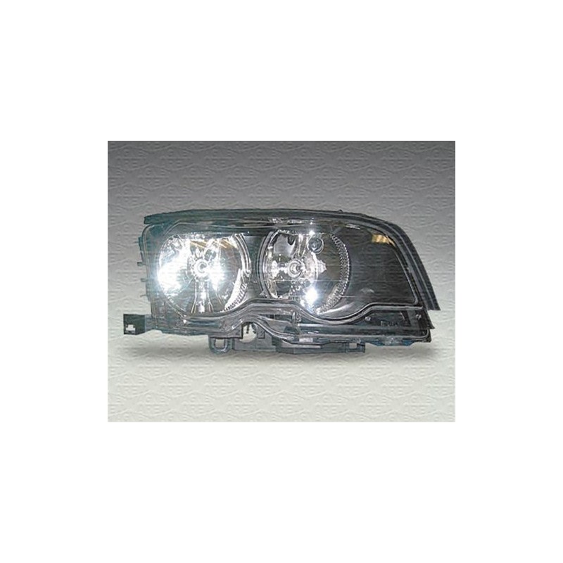 BMW E46/2 COUPE -6/01* FAROL DIREITO ELÉCTRICO INTERIOR NEGRO M/MARELLI (H7/H7)