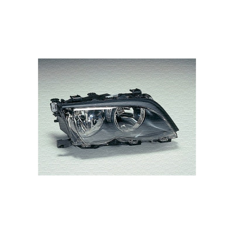 BMW SERIE 3 E46/2 REST 00-* FAROL DIREITO NEGRO M/MARELLI (D2S/H7)