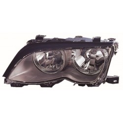 BMW E46 01-* FAROL ESQUERDO ELÉCTRICO INTERIOR NEGRO (4 PORTAS)