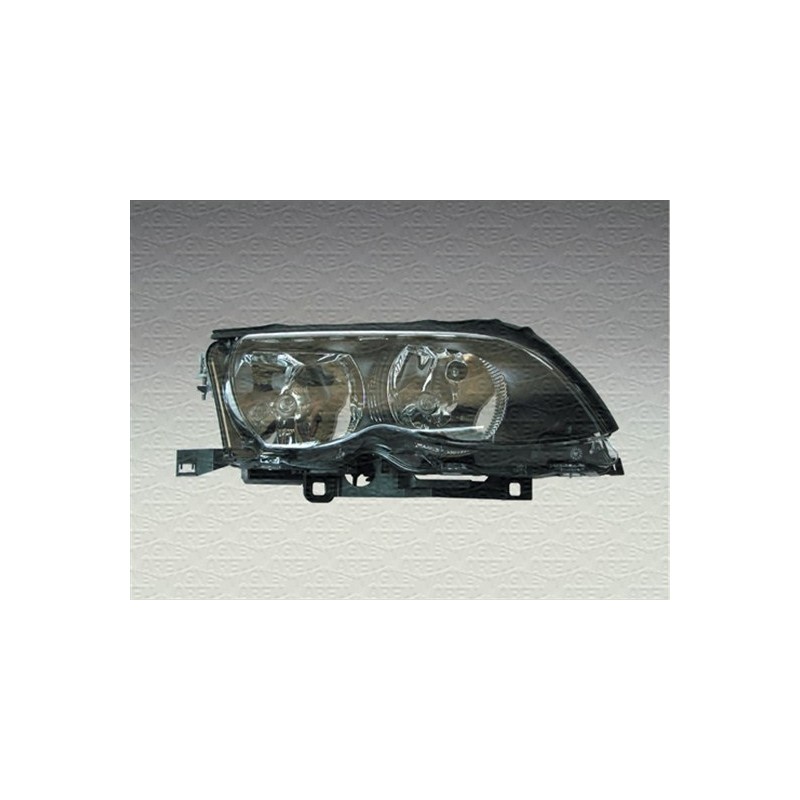 BMW SERIE 3 E46/3/4 02-* FAROL DIREITO NEGRO M/MARELLI (D2S/H7)