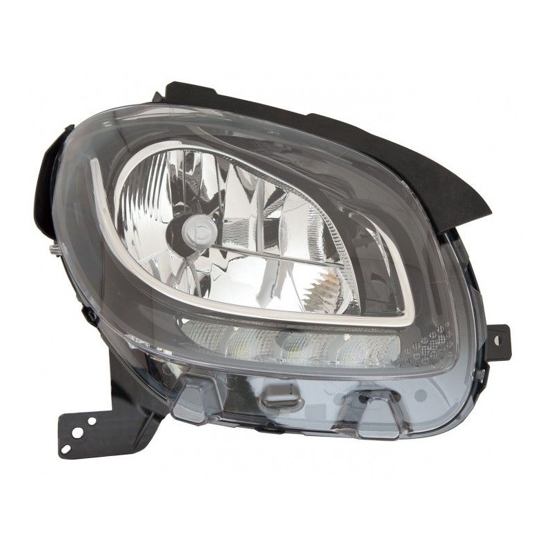 SMART FORTWO 2014.07-* FAROL DIREITO ELECTRICO (H4/LED)