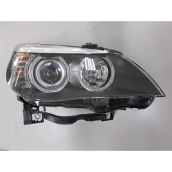 BMW S/5 E60/E61 07-* FAROL DIREITO ELÉCTRICO COM MOTOR INTERIOR NEGRO (LED/H7/H7)