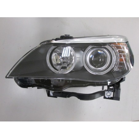 BMW S/5 E60/E61 07-* FAROL ESQUERDO ELÉCTRICO COM MOTOR INTERIOR NEGRO (LED/H7/H7)