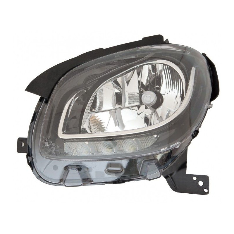 SMART FORTWO 2014.07-* FAROL ESQUERDO ELECTRICO (H4/LED)