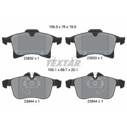 Jogo de pastilhas para travão de disco