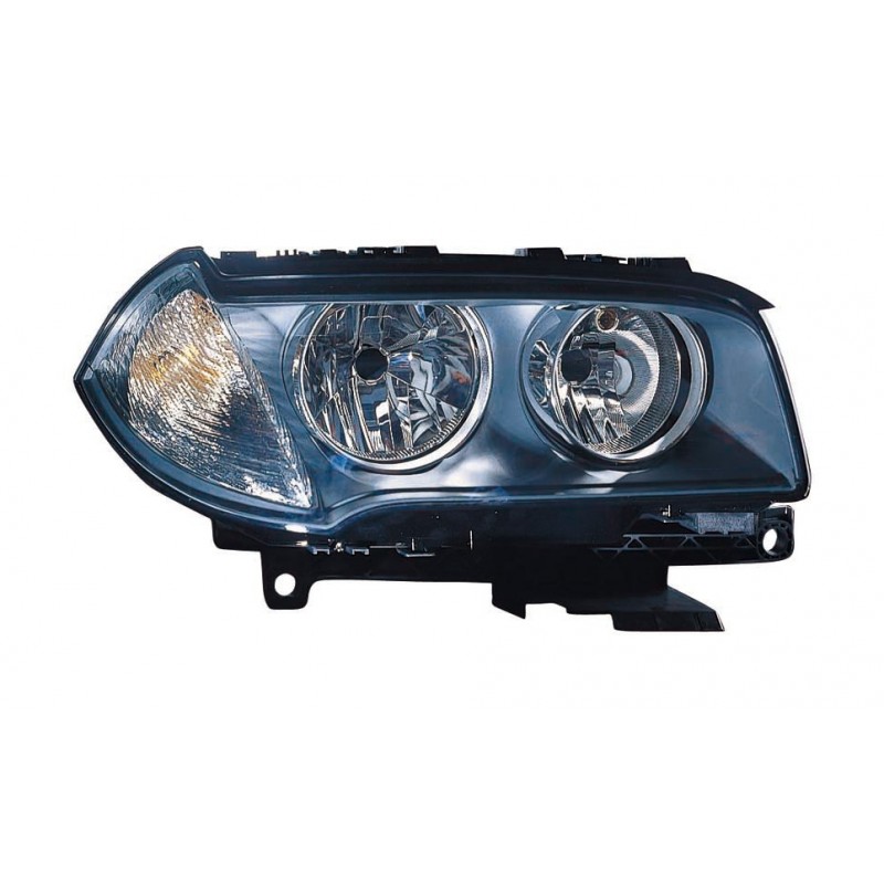 BMW X3 06-* FAROL DIREITO ELÉCTRICO COM MOTOR INTERIOR NEGRO (H7/H7)