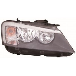 BMW X3 11-* FAROL DIREITO ELÉCTRICO COM MOTOR INTERIOR NEGRO (H7/H7)