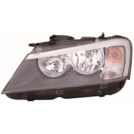 BMW X3 11-* FAROL ESQUERDO ELÉCTRICO COM MOTOR INTERIOR NEGRO (H7/H7)