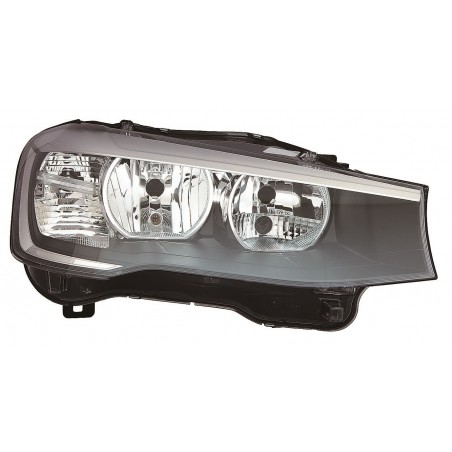 BMW X3 14-* FAROL DIREITO ELÉCTRICO COM MOTOR INTERIOR NEGRO (H7/H7)