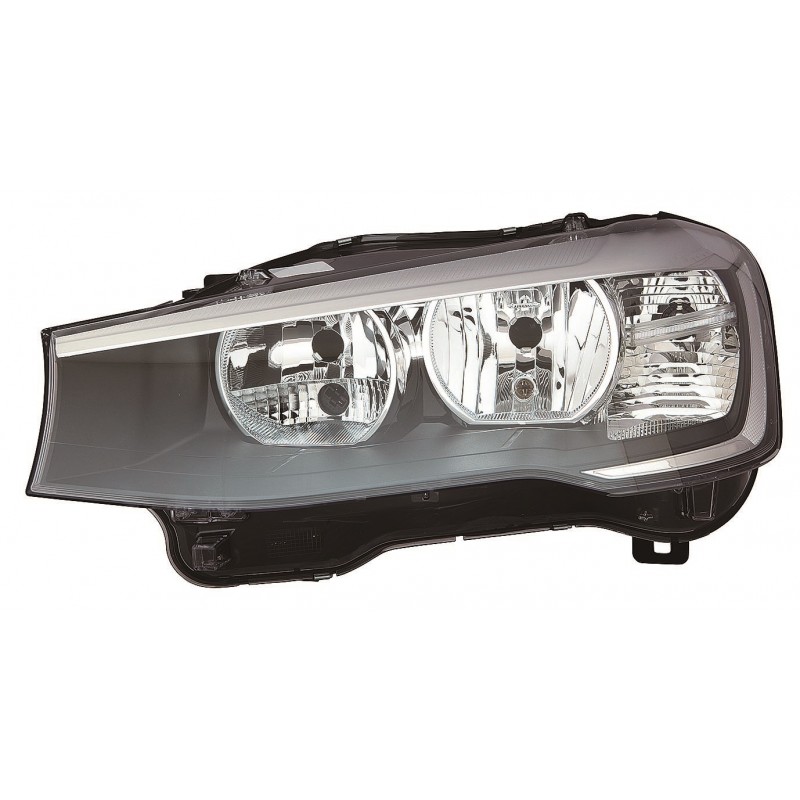 BMW X3 14-* FAROL ESQUERDO ELÉCTRICO COM MOTOR INTERIOR NEGRO (H7/H7)