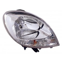 RENAULT KANGOO 02-* FAROL DIREITO ELÉCTRICO COM PISCA BRANCO