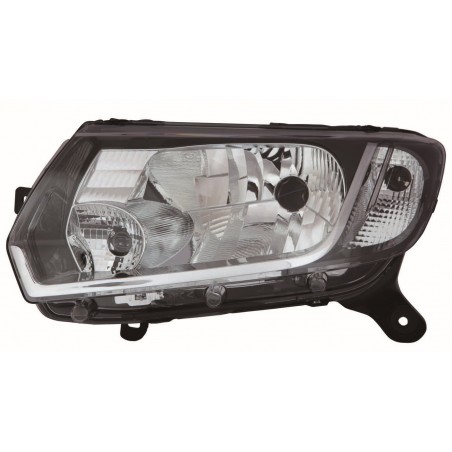DACIA SANDERO/LOGAN 13-* FAROL ESQUERDO MANUAL INTERIOR NEGRO (H4)