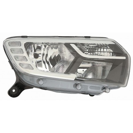 DACIA SANDERO/LOGAN 2017.01-* FAROL DIREITO ELÉCTRICO (H7/H7/PY21W/LED)