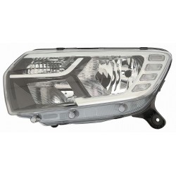 DACIA SANDERO/LOGAN 2017.01-* FAROL ESQUERDO ELÉCTRICO (H7/H7/PY21W/LED)