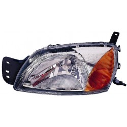 FORD FIESTA 99-* FAROL ESQUERDO ELÉCTRICO COM PISCA AMARELO