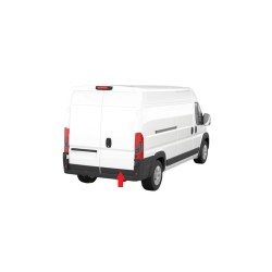 FIAT DUCATO/BOXER/JUMPER 2014.04-* FRISO PORTA (MALA) TRÁS DIREITO PRETO