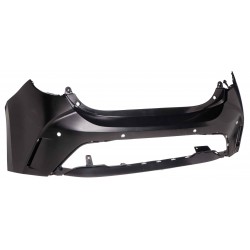 TOYOTA COROLLA E21 2018.10-* PARA-CHOQUES TRÁS PRETO COM 4 FUROS SENSOR (5 PORTAS)