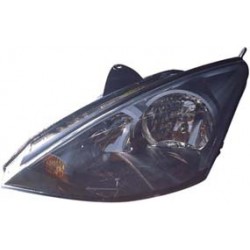 FORD FOCUS 02-* FAROL ESQUERDO MANUAL/ELÉCTRICO (INTERIOR NEGRO)