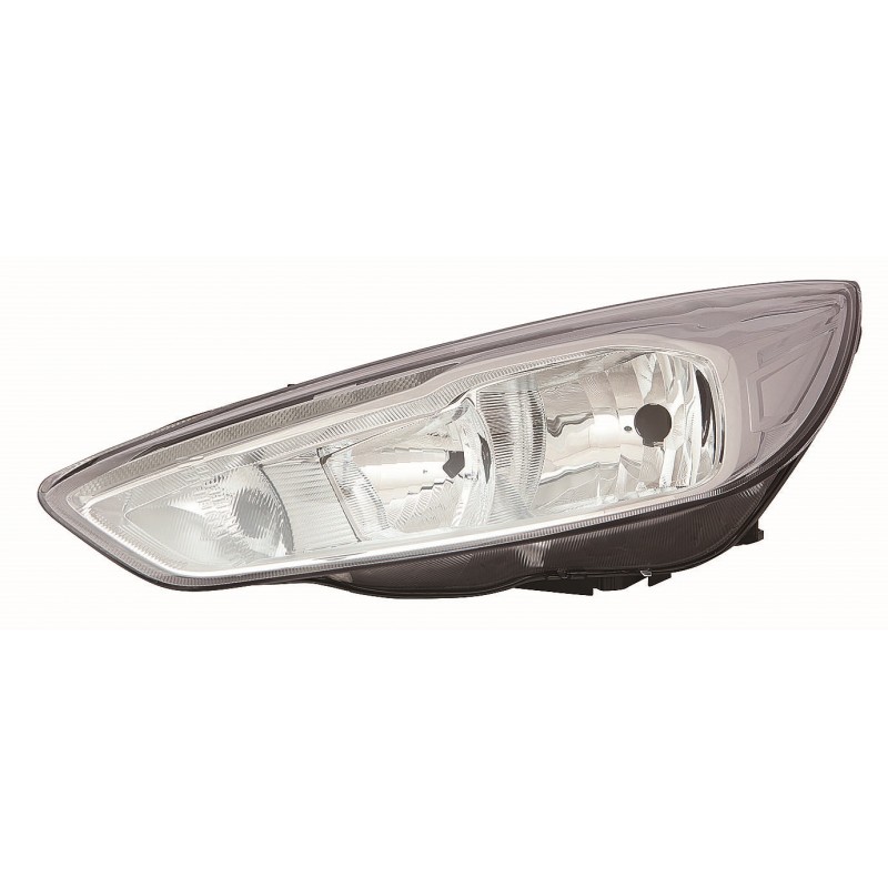 FORD FOCUS 14-* FAROL ESQUERDO ELÉCTRICO COM MOTOR INTERIOR CROMADO (H7/H1/LED)