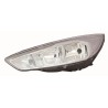 FORD FOCUS 14-* FAROL ESQUERDO ELÉCTRICO COM MOTOR INTERIOR CROMADO (H7/H1/LED)