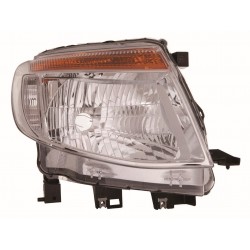 FORD RANGER 13-* FAROL DIREITO MANUAL/ELÉCTRICO INTERIOR CROMADO