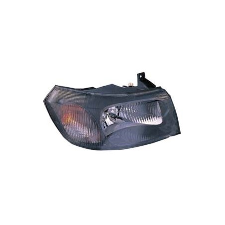 FORD TRANSIT 00-* FAROL DIREITO ELÉCTRICO INTERIOR ESCURO