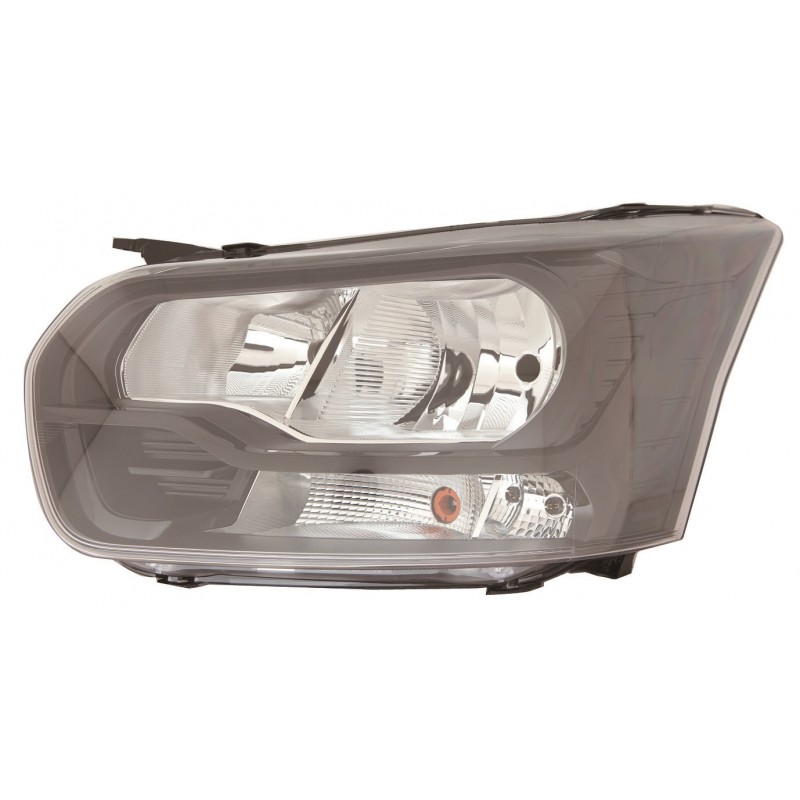 FORD TRANSIT 14-* FAROL ESQUERDO ELÉCTRICO COM MOTOR INTERIOR NEGRO (H7/H15/PY21W/W5W)