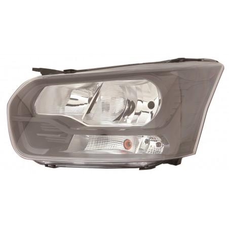 FORD TRANSIT 14-* FAROL ESQUERDO ELÉCTRICO COM MOTOR INTERIOR NEGRO (H7/H15/PY21W/W5W)