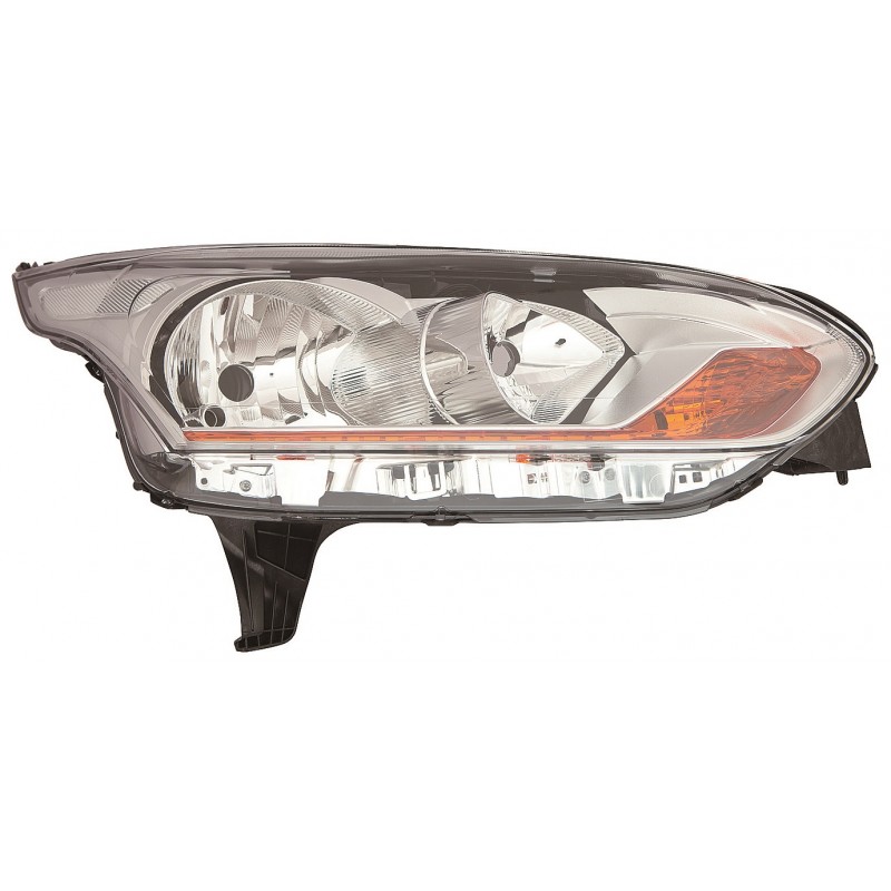 FORD TRANSIT CONNECT 14-* FAROL DIREITO ELÉCTRICO COM MOTOR INTERIOR CROMADO (H15/H7)