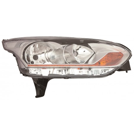 FORD TRANSIT CONNECT 14-* FAROL DIREITO ELÉCTRICO COM MOTOR INTERIOR CROMADO (H15/H7)