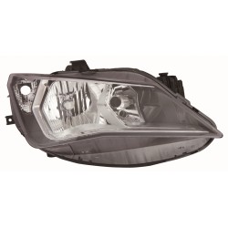 SEAT IBIZA 12-* FAROL DIREITO ELÉCTRICO/MANUAL INTERIOR CROMADO DUPLO (H7/H7)