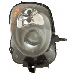 ALFA MITO 09-* FAROL DIREITO ELÉCTRICO INTERIOR NEGRO (H7/H7)