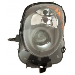 ALFA MITO 09-* FAROL ESQUERDO ELÉCTRICO INTERIOR NEGRO (H7/H7)