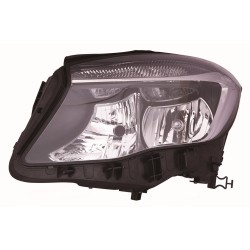 MERCEDES GLA X156 13-* FAROL ESQUERDO ELÉCTRICO COM MOTOR INTERIOR NEGRO (H7/H15/PY21W)