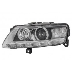 FAROL ESQUERDO BI-XENON CUR LCD LED AUDI A6 2005/06-