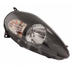 FIAT GRANDE PUNTO 05-* FAROL ESQUERDO ELÉCTRICO INTERIOR NEGRO (FICHA AMARELA 14 PINOS)