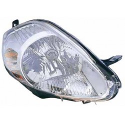 FIAT GRANDE PUNTO 08-* FAROL ESQUERDO ELÉCTRICO INTERIOR CROMADO (FICHA ROXA 8 PINOS)